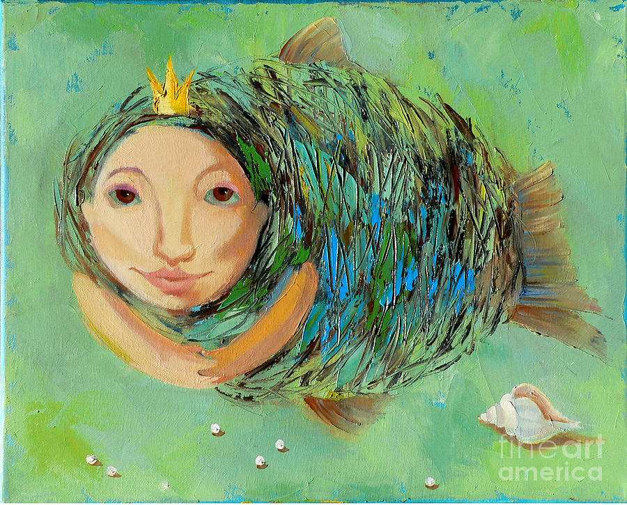 Mermaid Painting by Irina Salenko.
