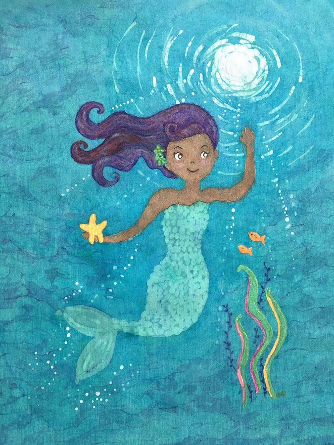 Mermaid Painting by Mary Parks