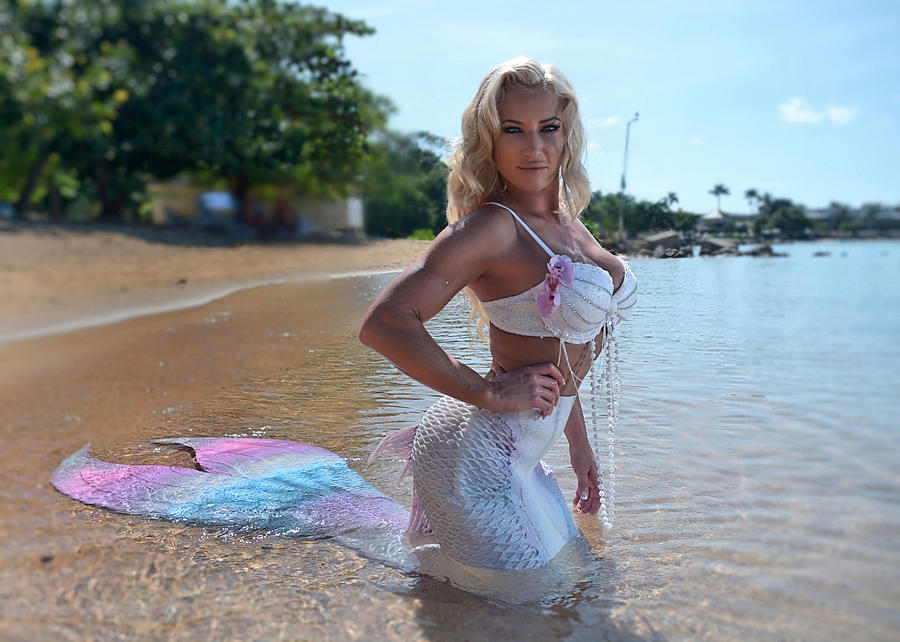 Mermaid - Michelle Photograph by Doug Budzak
