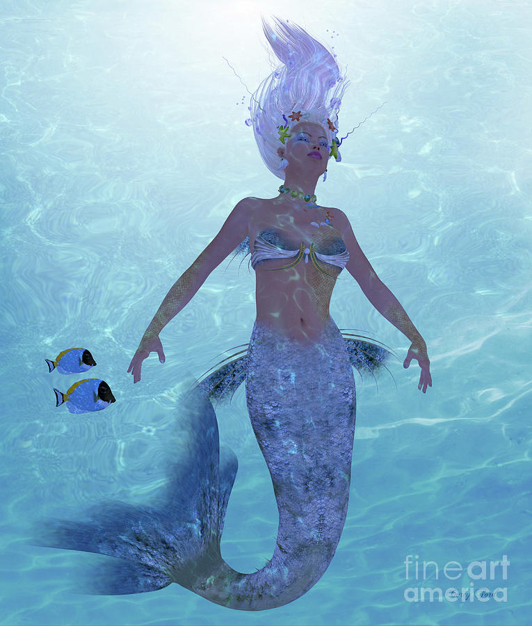 Mermaid Nadja Digital Art by Corey Ford