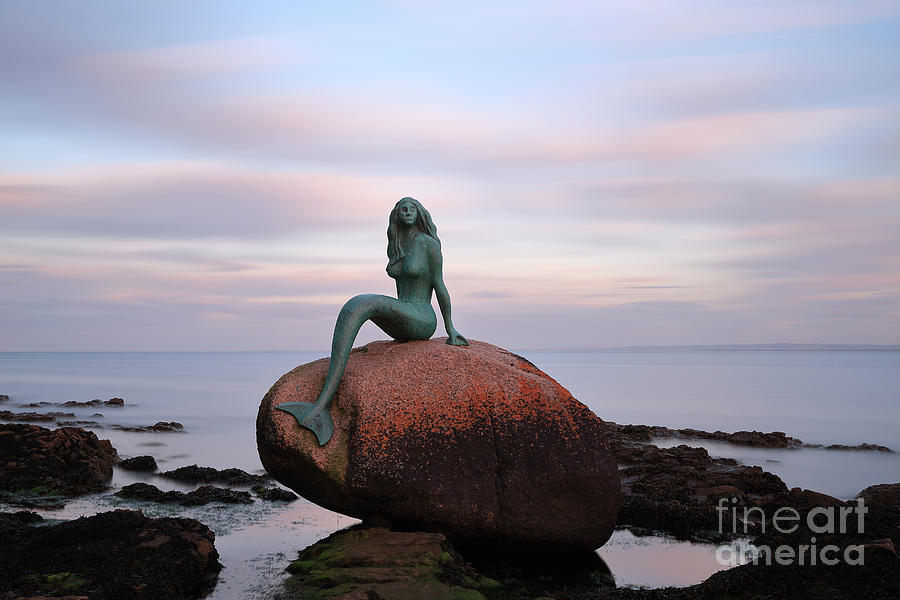 Mermaid of the North at Sunset Photograph by Maria Gaellman