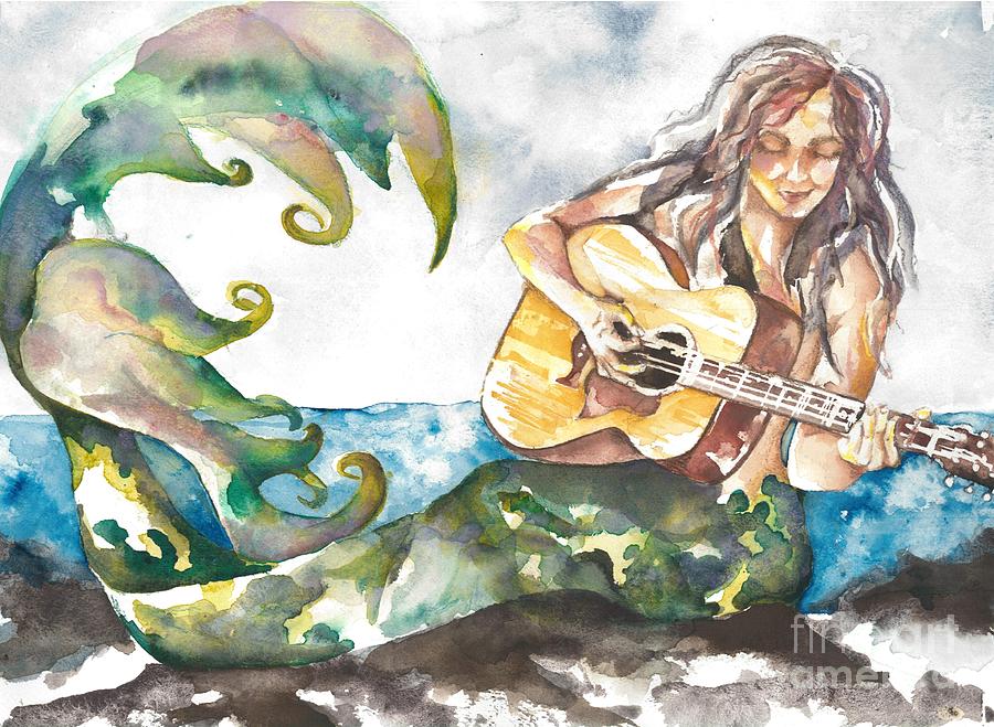 Mermaids Song Painting by Norah Daily