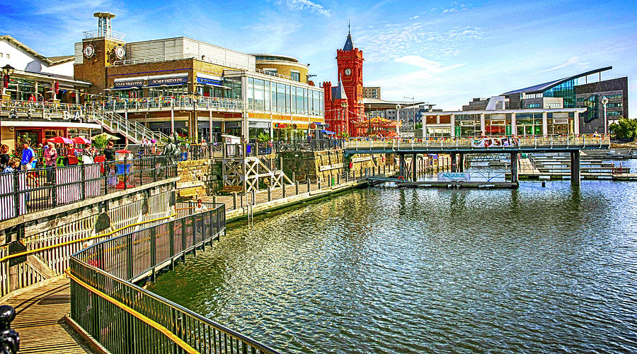 Mermaid Quay Cardiff Wales Photograph by Chris Smith