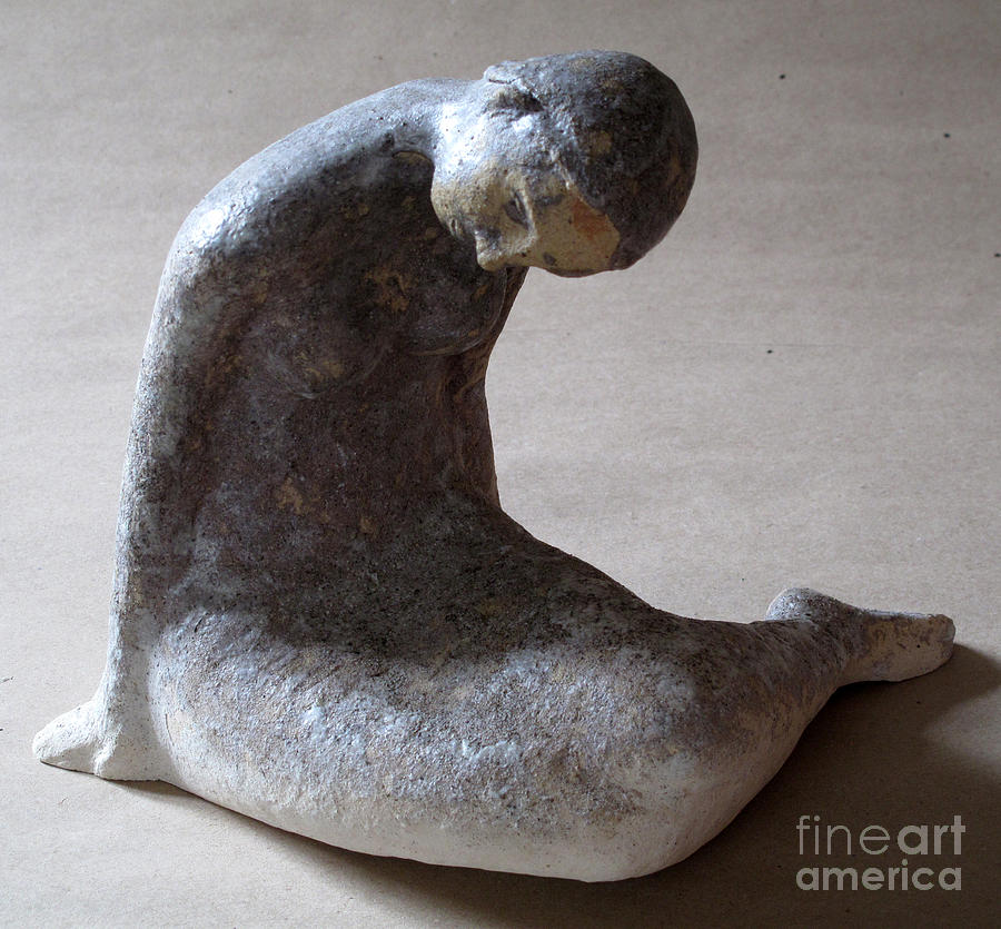 Woman Sculpture - Mermaid by Raimonda Jatkeviciute-Kasparaviciene Woman Sculpture - Mermaid by Raimonda Jatkeviciute-Kasparaviciene