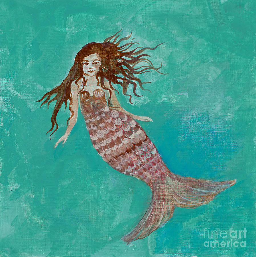 Mermaid Painting by Robin Pedrero