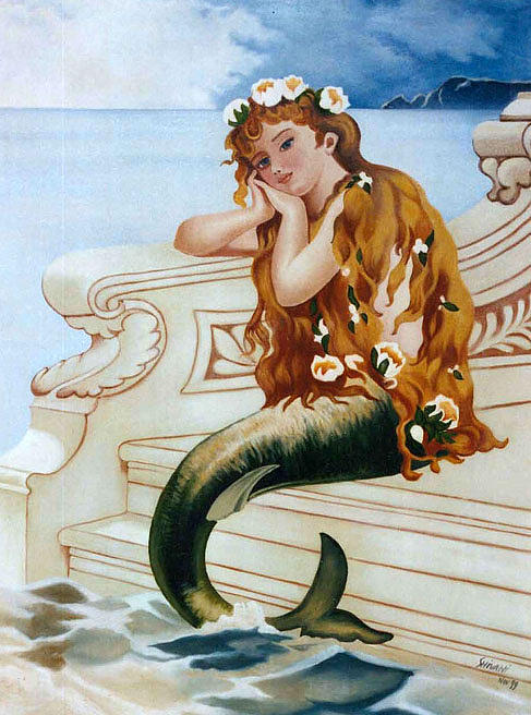 Mermaid Painting - Mermaid by Shivani Rupani