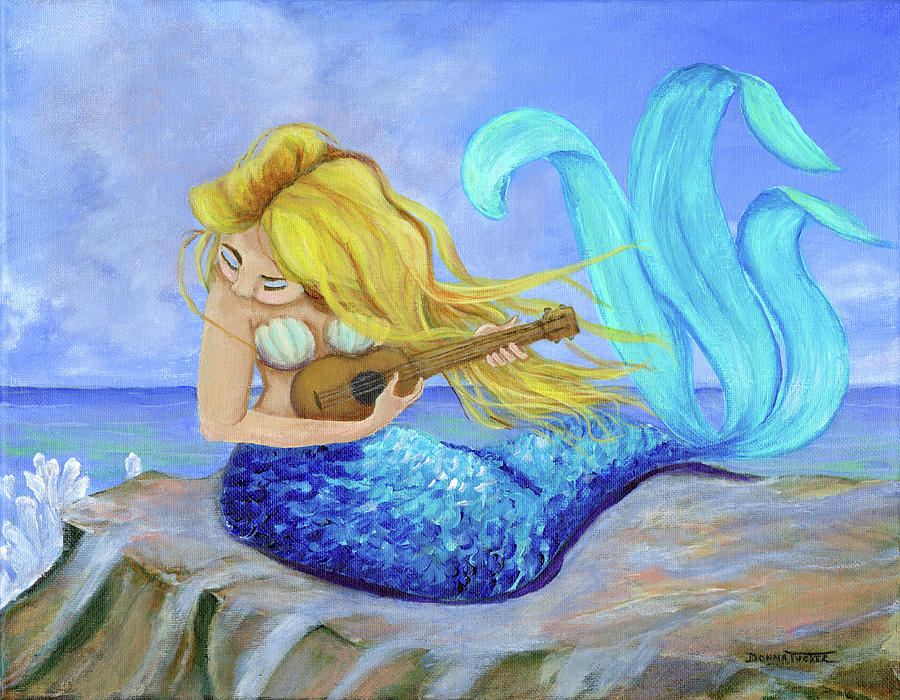 Mermaid Song Painting by Donna Tucker