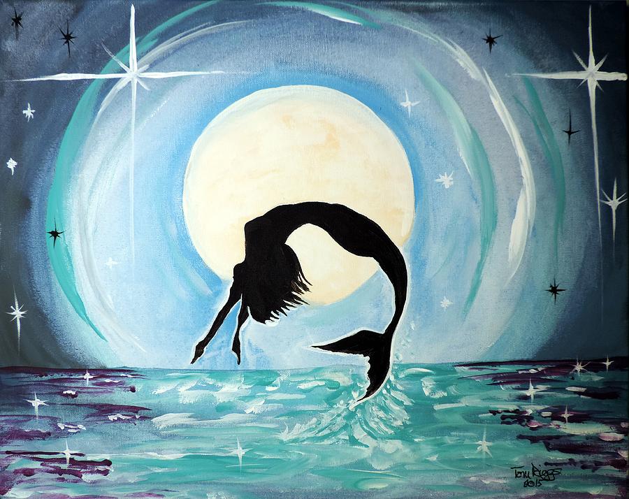 Mermaid Painting by Tom Riggs