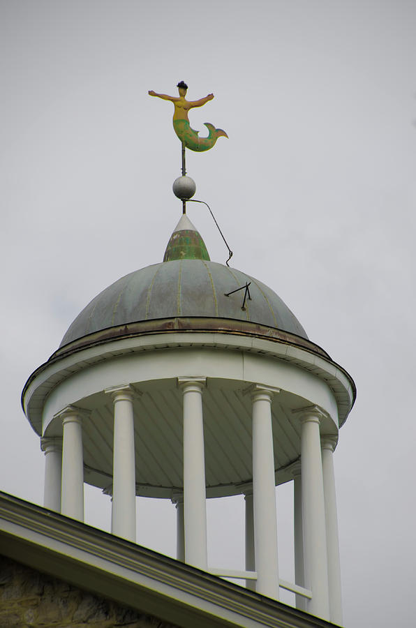 Mermaid Weather Vane - Dickinson College Photograph by Bill Cannon