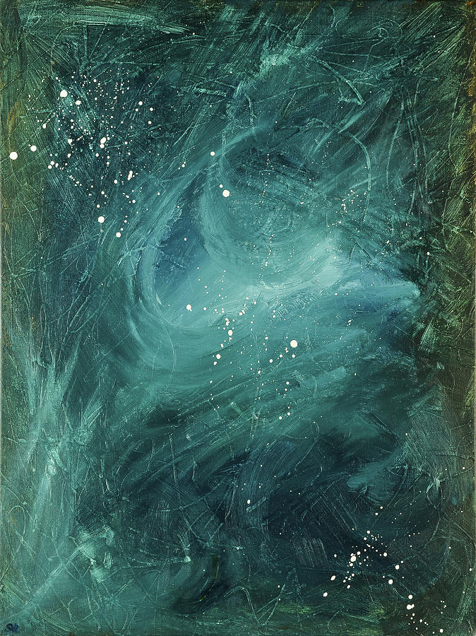 Mermaid Painting - Mermaidessence by Sherri Hanna
