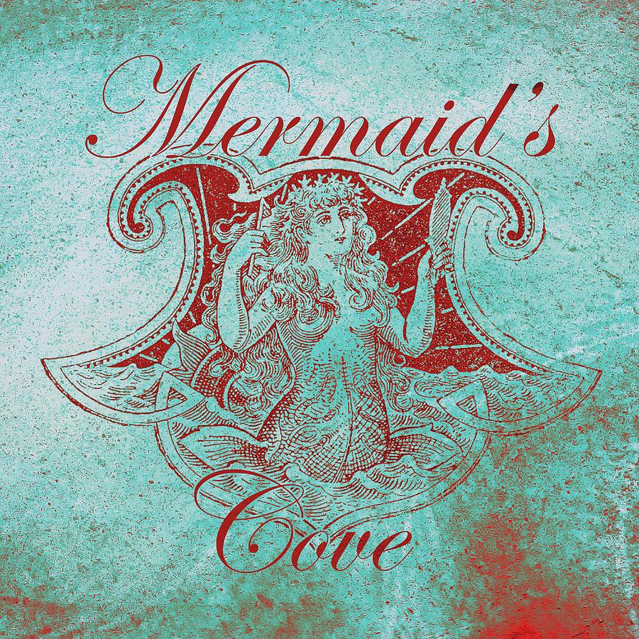 Mermaid Digital Art - Mermaids Cove by Brandi Fitzgerald