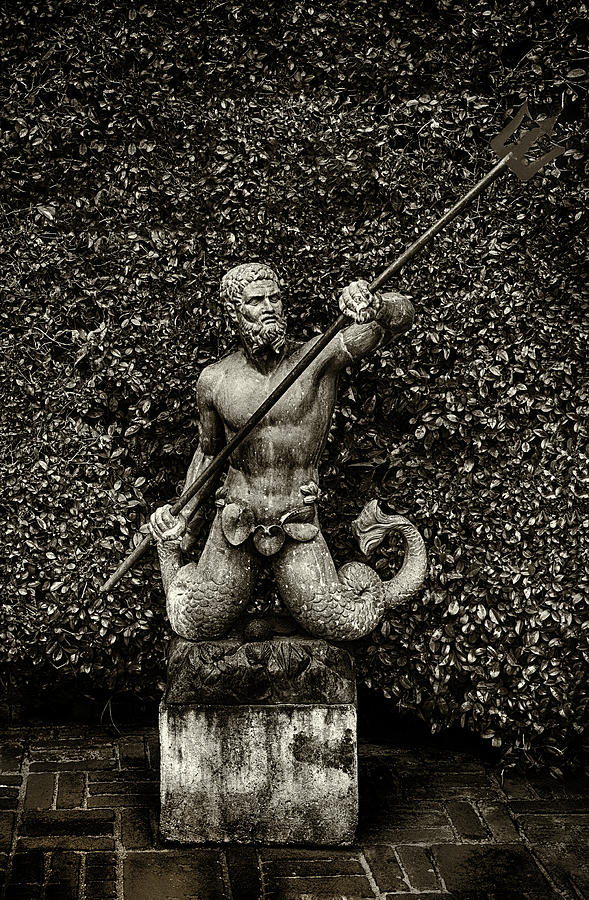 Merman Statue Photograph by Joseph Hollingsworth