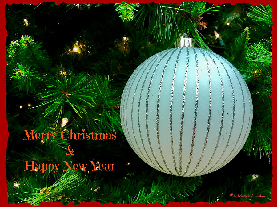 Merry Christmas and Happy New Year Photograph by Barbara Zahno