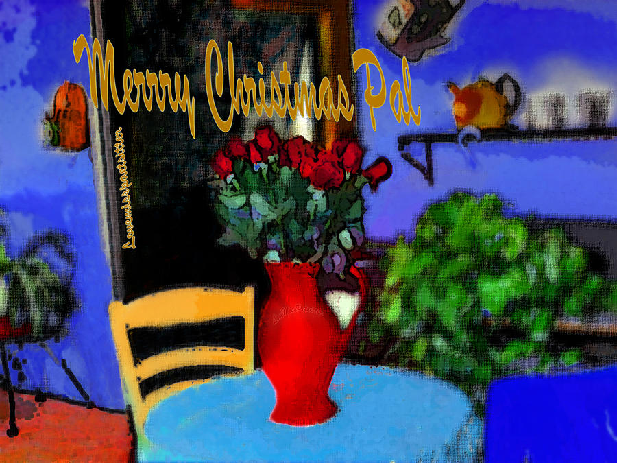 Art Gallery Online Digital Art - Merry Christmas Art 16 by Miss Pet Sitter