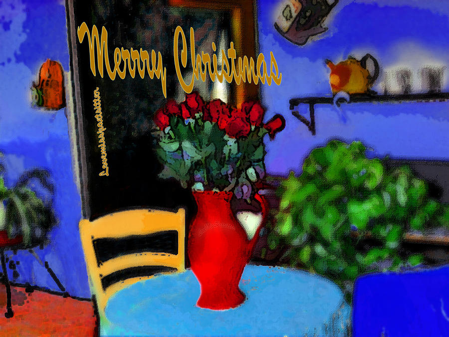 Art Gallery Online Digital Art - Merry Christmas Art 17 by Miss Pet Sitter