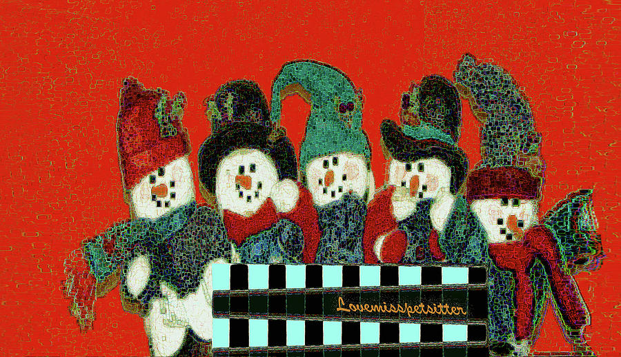 Art Gallery Online Digital Art - Merry Christmas Art 45 by Miss Pet Sitter