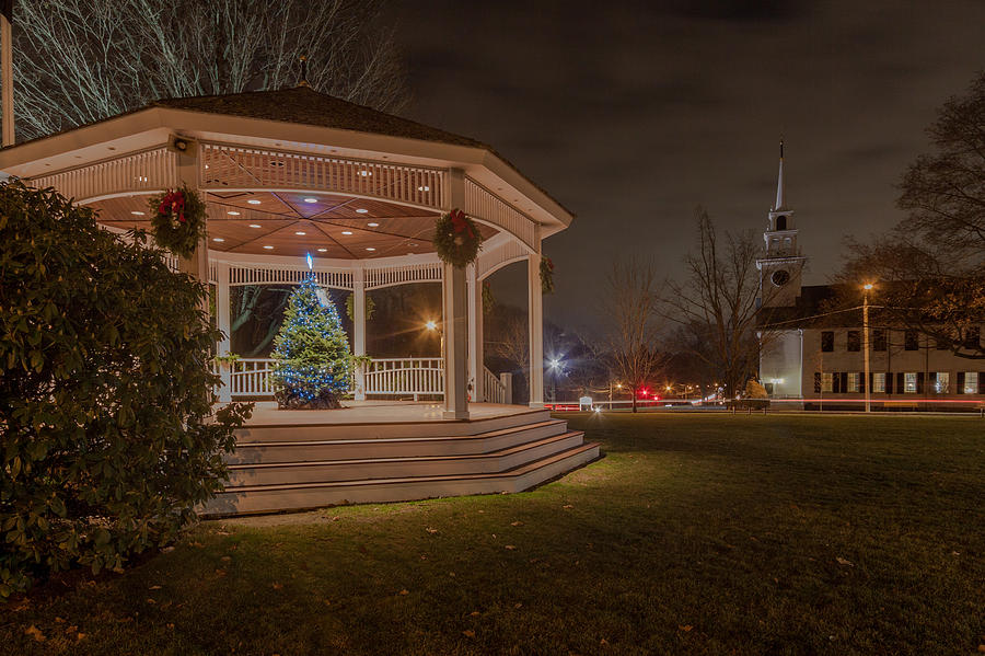 Merry Christmas from Milton Massachuetts Photograph by Brian MacLean