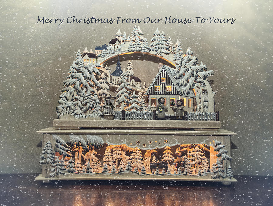 Merry Christmas From Our House To Yours  Photograph by Lucinda Walter