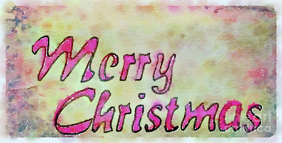 Merry Christmas  Painting by Kerri Farley