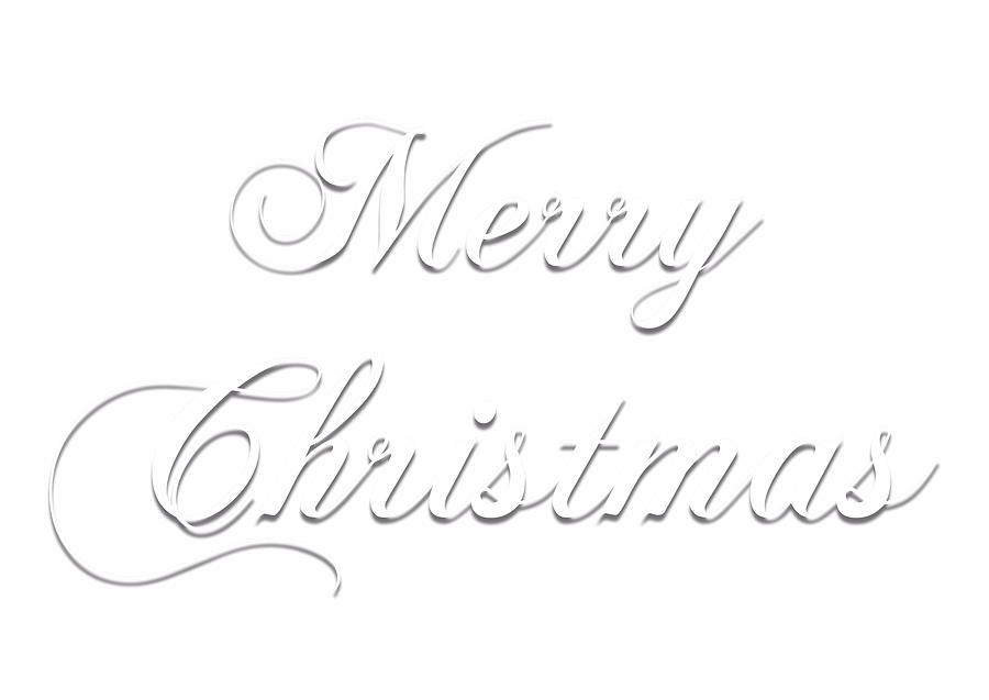 Merry Christmas One Christmas Card Digital Art by Morgan Carter - Fine ...