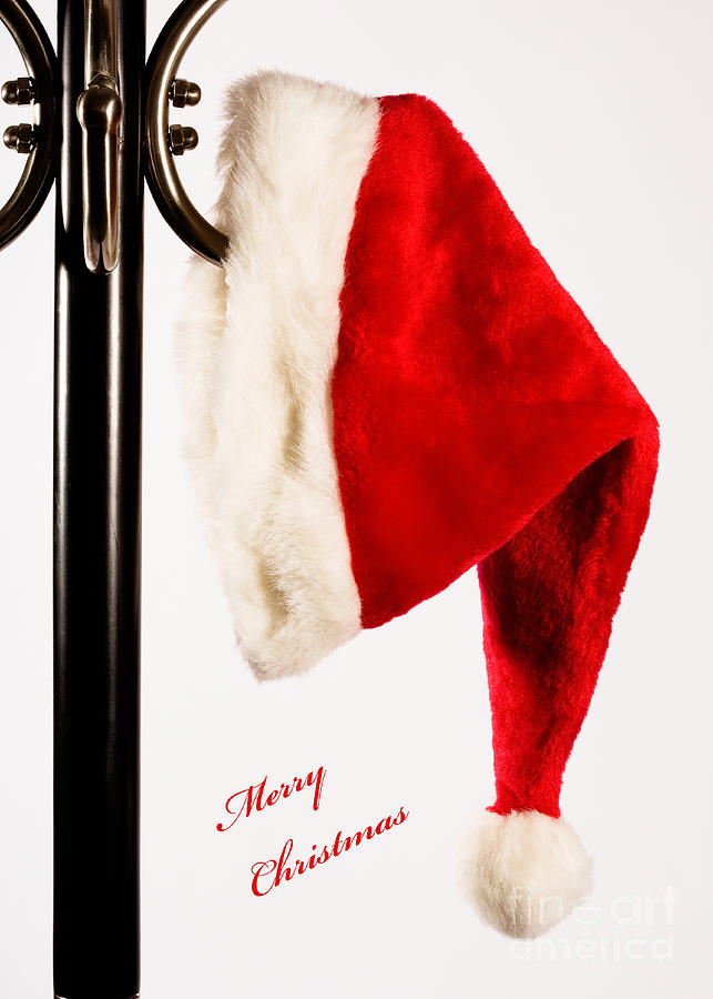 Merry Christmas Santa Hat Photograph by Diane Macdonald