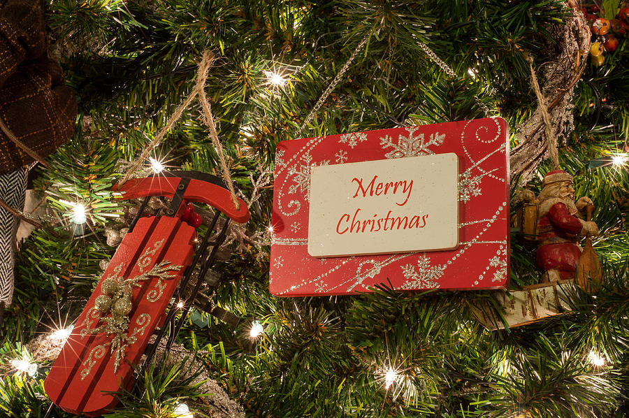 Merry Christmas Sign Photograph by Joye Ardyn Durham