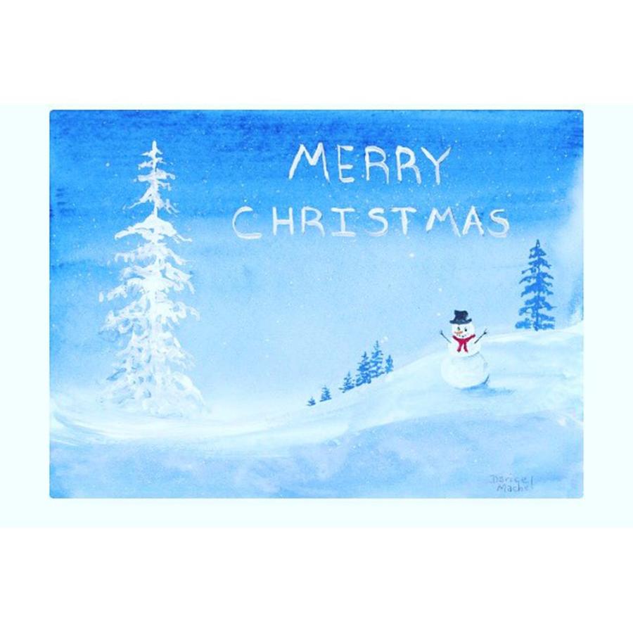 Christmas Photograph - Merry #christmas Snowman Available On by Darice Machel McGuire