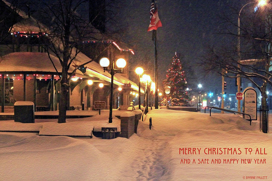 Merry Christmas To All and a safe and happy new year Photograph by Bonnie Follett