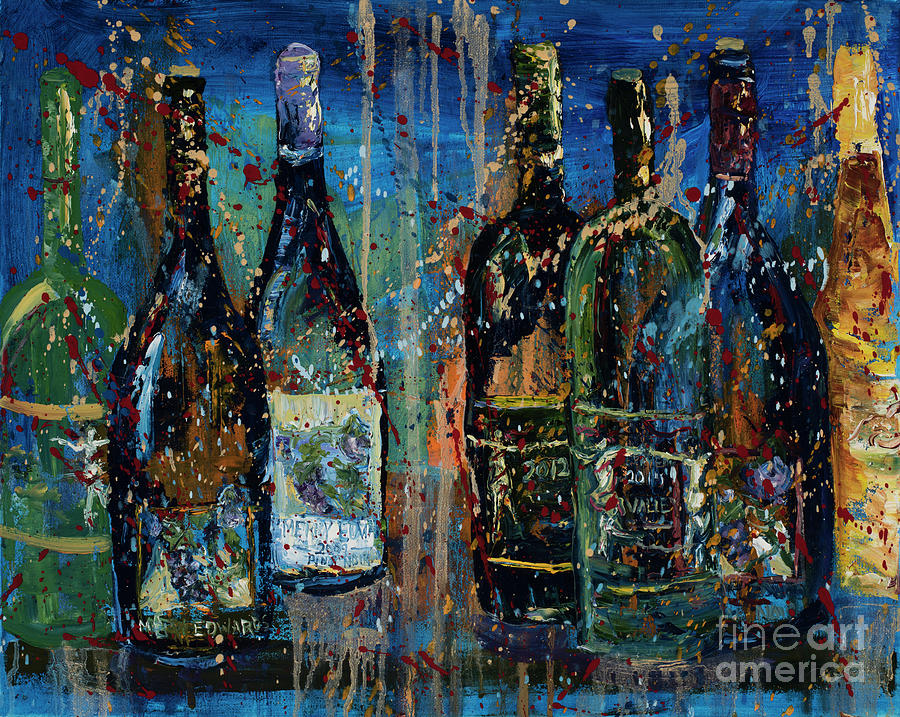 Wine Painting - Merry Edwards Winery by Jodi Monahan