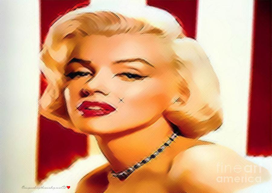 Merry Marilyn Monroe Painting by Catherine Lott - Fine Art America