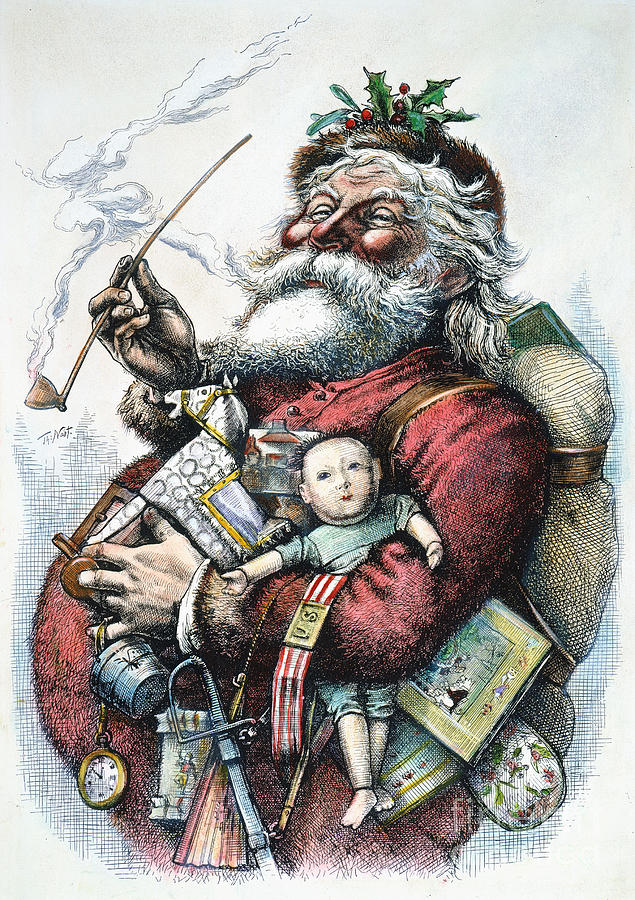 Merry Old Santa Claus Photograph by Granger