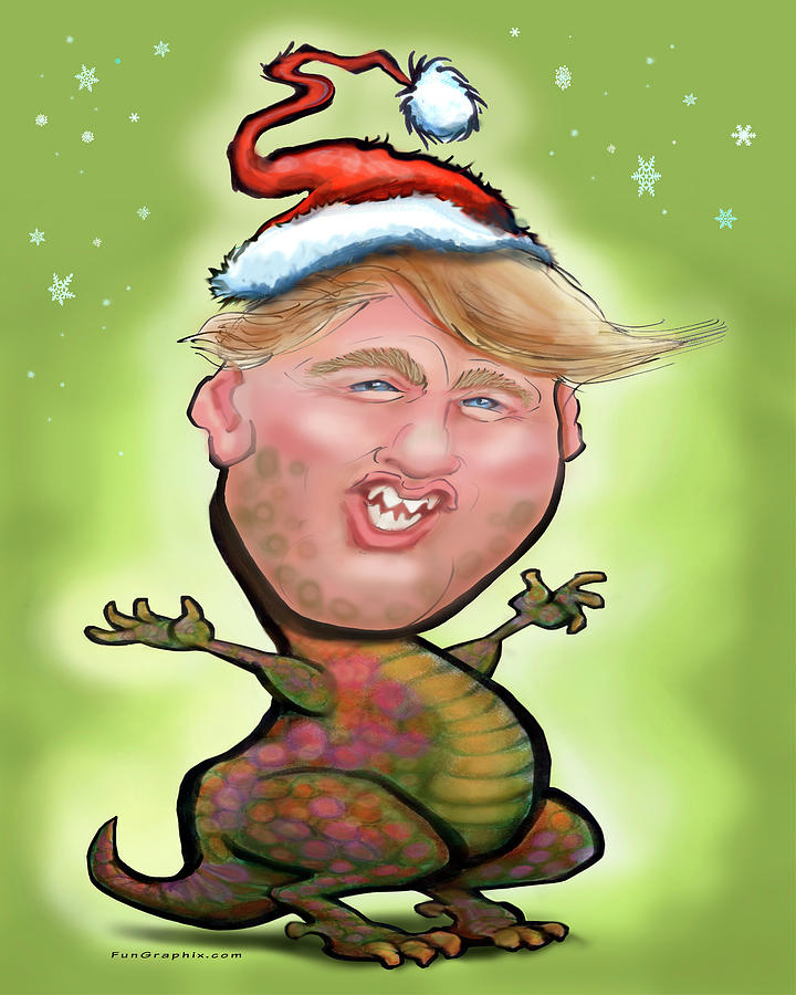 Merry Trumpy Christmas Digital Art by Kevin Middleton