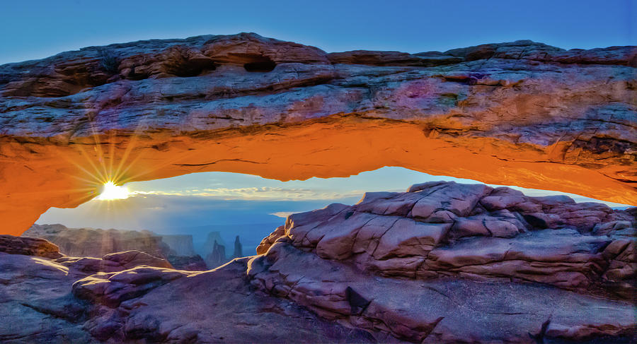 Mesa Arch at Sunrise Photograph by Harry Strharsky