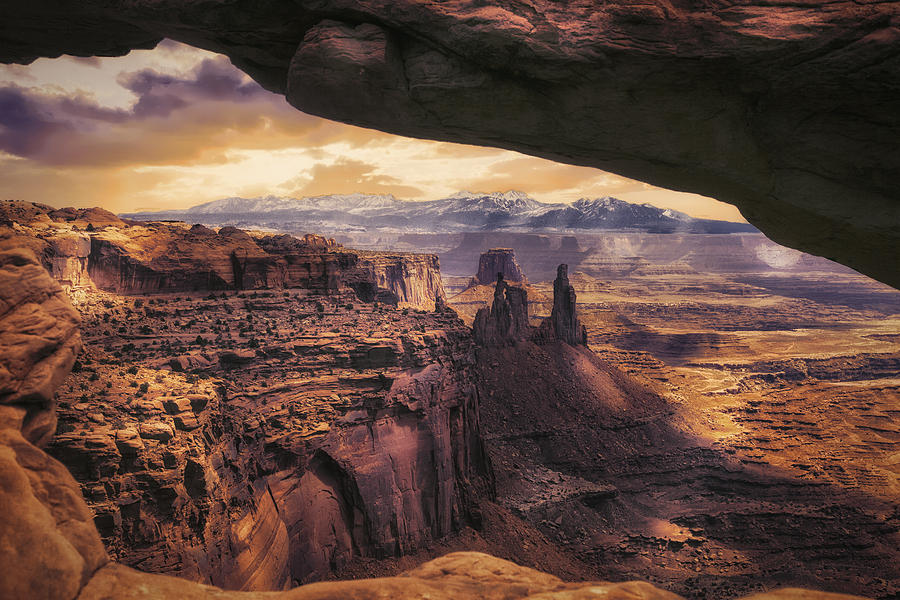 Mesa Arch Photograph by James Bethanis