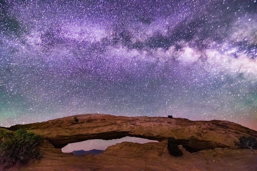 Mesa Arch Milky Way Photograph by Joe Kopp