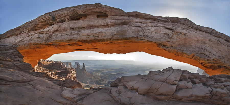 Mesa Arch Panorama Photograph by Michael Just