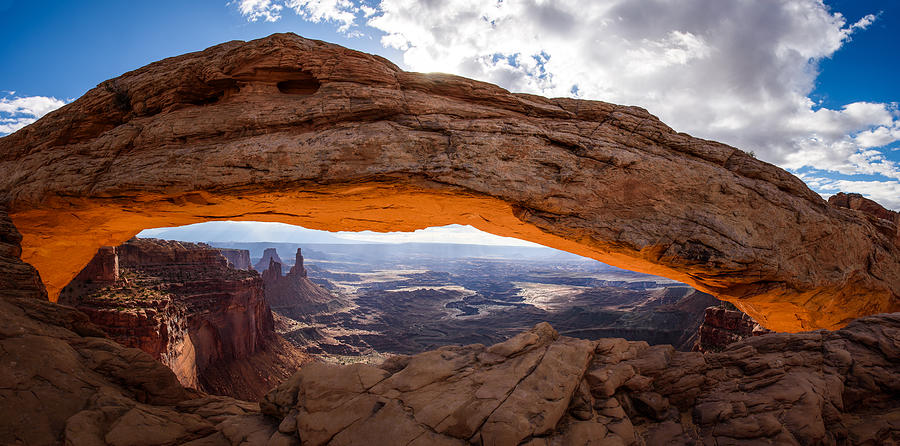 Mesa Arch Panoramic Photograph by Paul Moore - Fine Art America