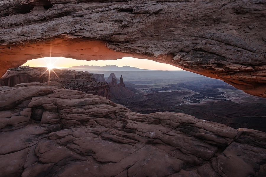 Nature Photograph - Mesa Arch Sunrise 3rd Edition - Canyonlands National Park - Moab Utah by Gregory Ballos