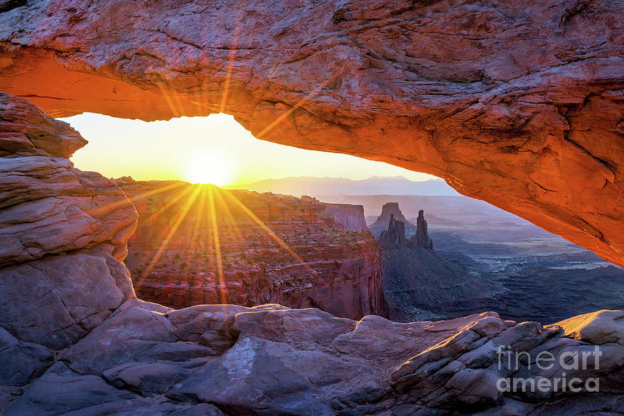 Mesa Arch Sunrise Photograph by Anthony Heflin