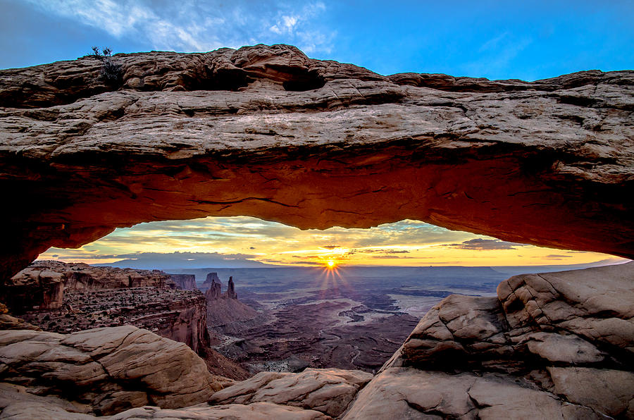 Mesa Arch Sunrise Photograph by Cameron Knudsen - Fine Art America