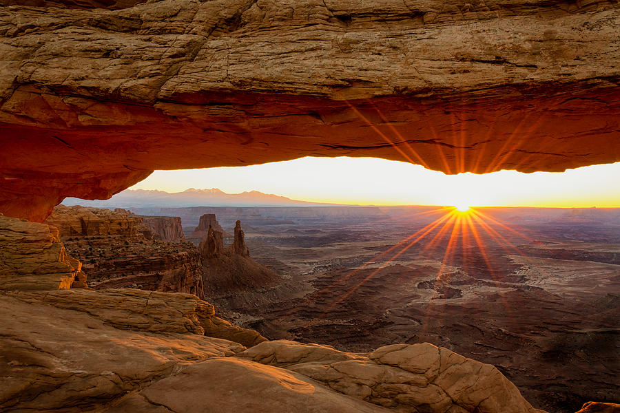 Sunrise Photograph - Mesa Arch Sunrise - Canyonlands National Park - Moab Utah by Brian Harig