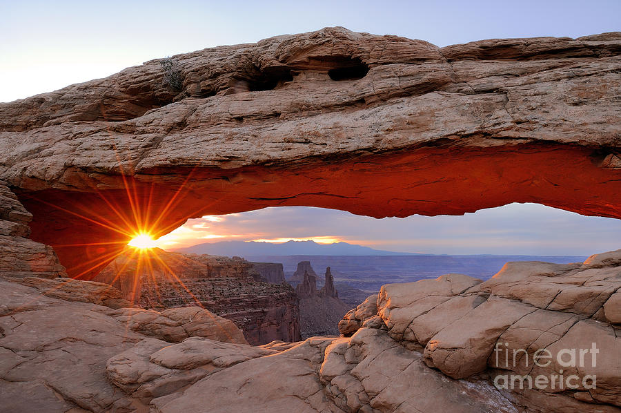 Mesa Arch Sunrise Photograph by Tom Schwabel