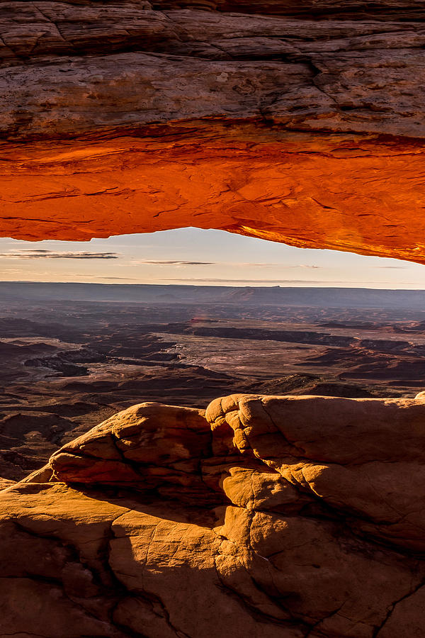 Sunset Photograph - Mesa Arch Triptych Panel 3/3 by Ryan Smith