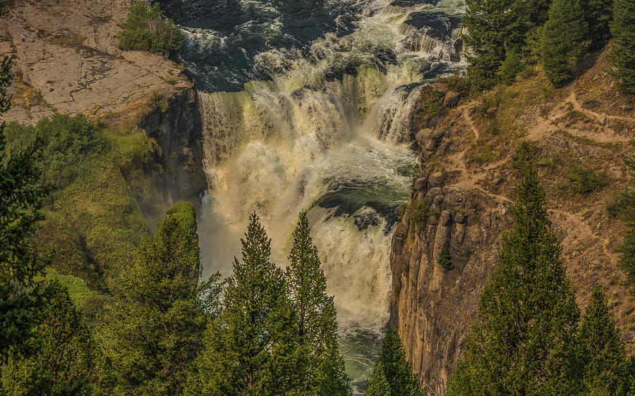 Mesa Falls In Summer Photograph by Yeates Photography