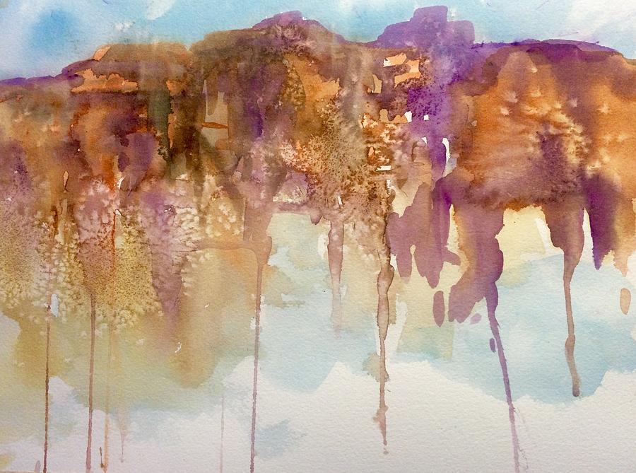 Mesa Mirage  Painting by Ellen Levinson