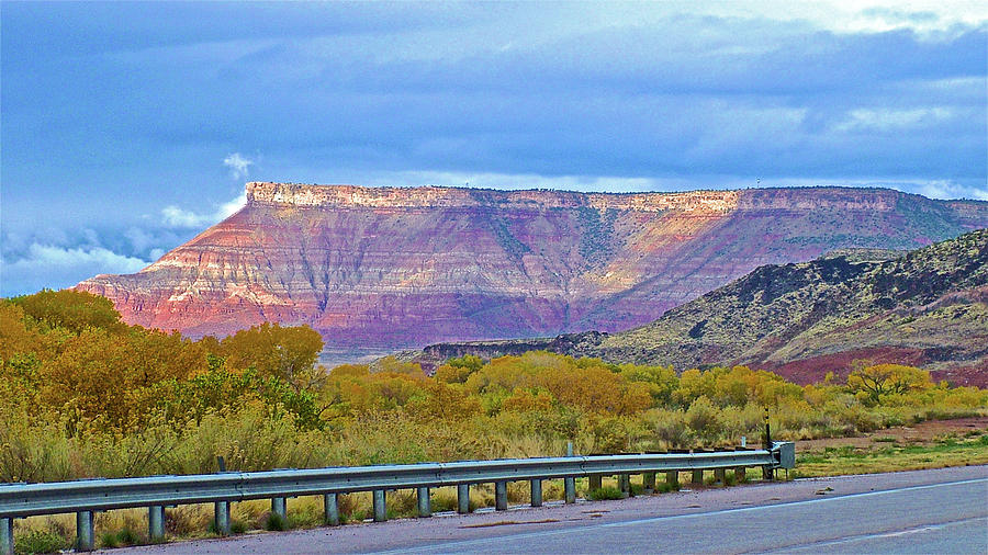 Mesa near Road West of Zion National Park, Utah Photograph by Ruth Hager