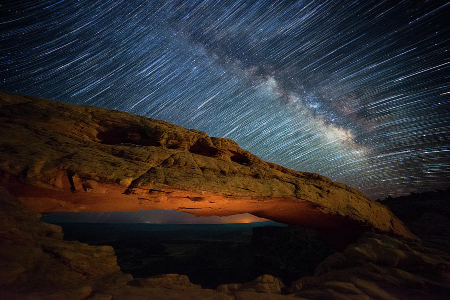 Mesa Star Storm Photograph by Darren White