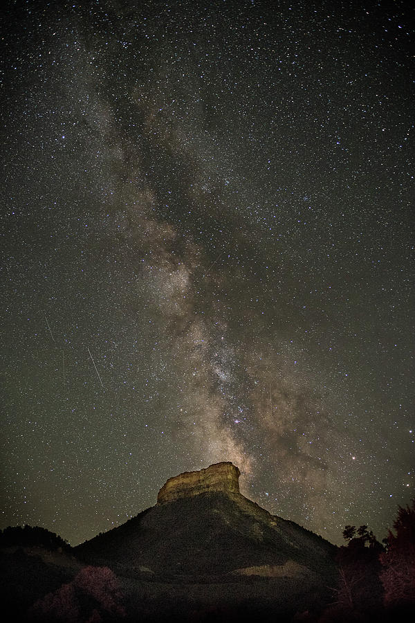 Mesa Verde National Park Photograph - Mesa Verde Milky Way by Bud Simpson
