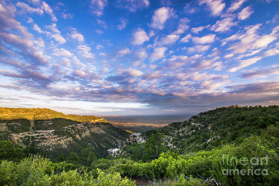 National Parks Photograph - Mesa Verde Morning Clouds by Twenty Two North Photography
