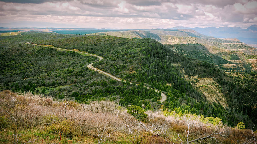 Nature Photograph - Mesa Verde Park Overlook II by Joan Carroll